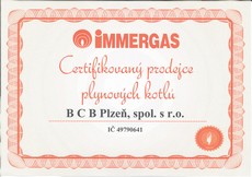 Certifikovan� prodejce Immergas