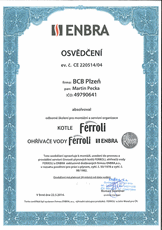 Osv�d�en� Ferroli, Rheem a Enbra